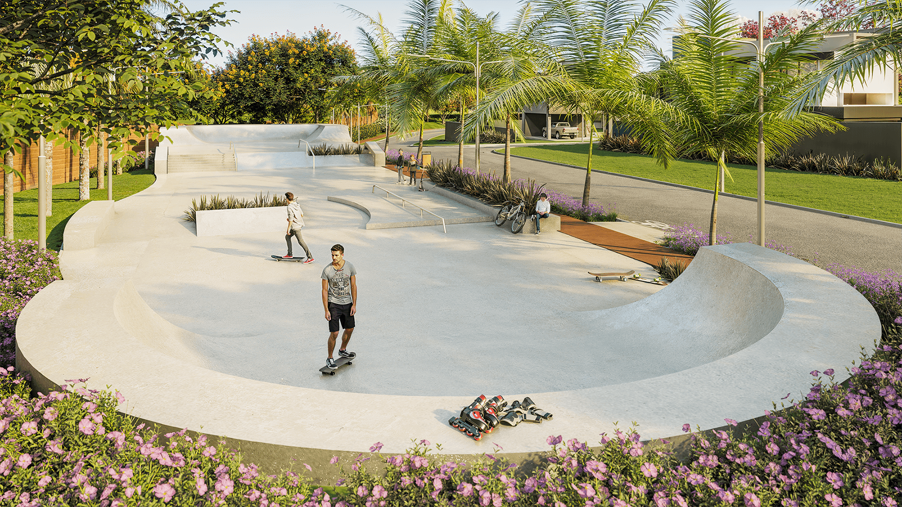Goiânia recebe a primeira pista de skate em condomínio horizontal assinada pela Ambiente Skate Shop